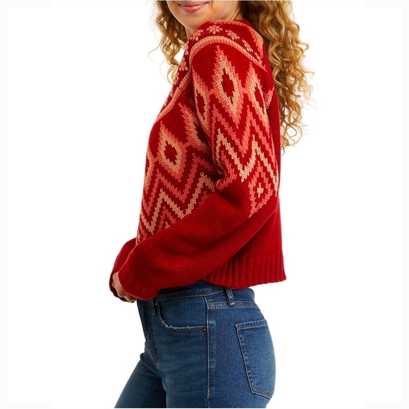 🆕True Craft Crew Neck Intarsia Sweater - Size Small - NWT - Picture 9 of 10